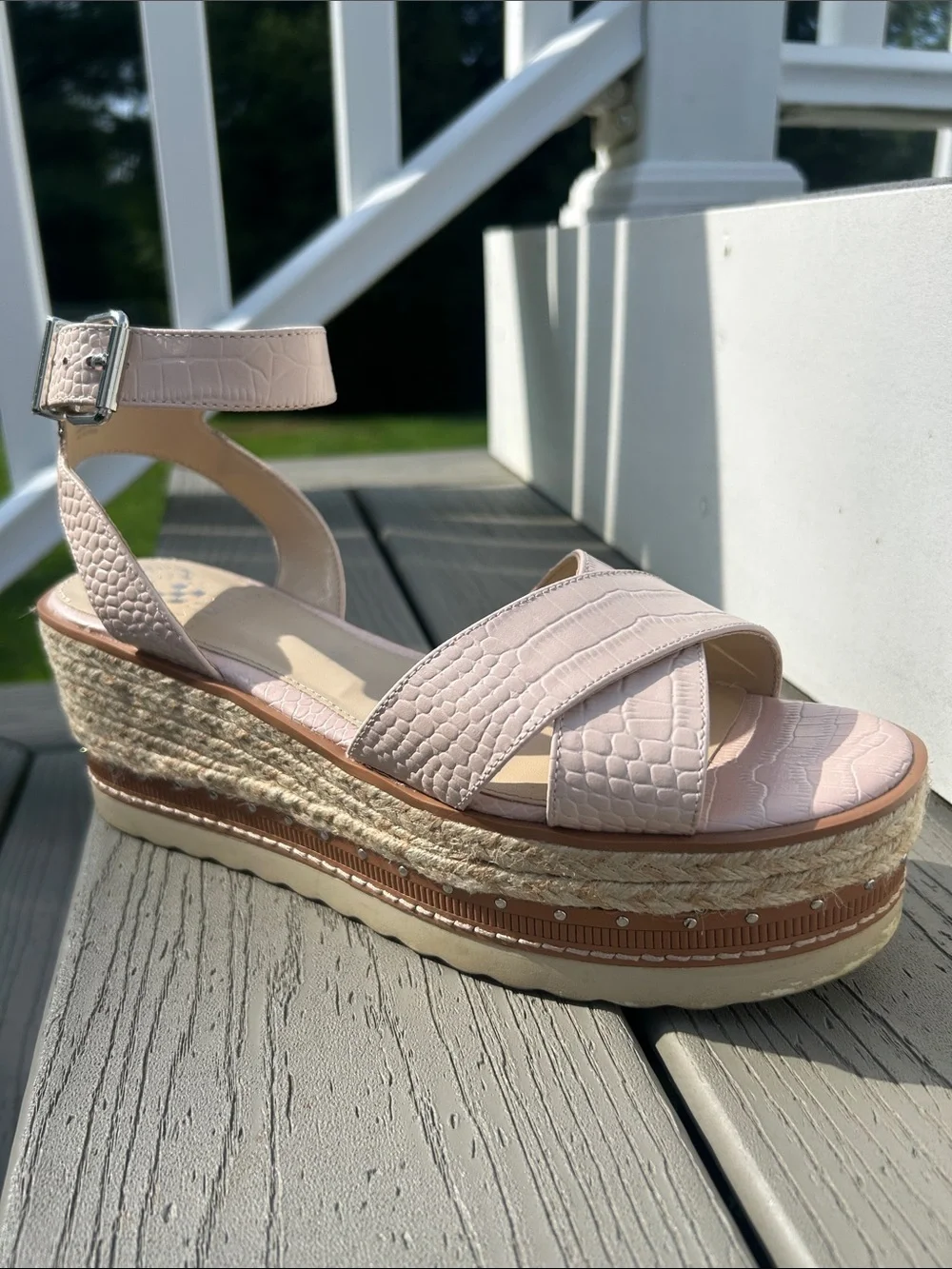 Vince Camuto Bunny Nose Martina Wedge Sandal